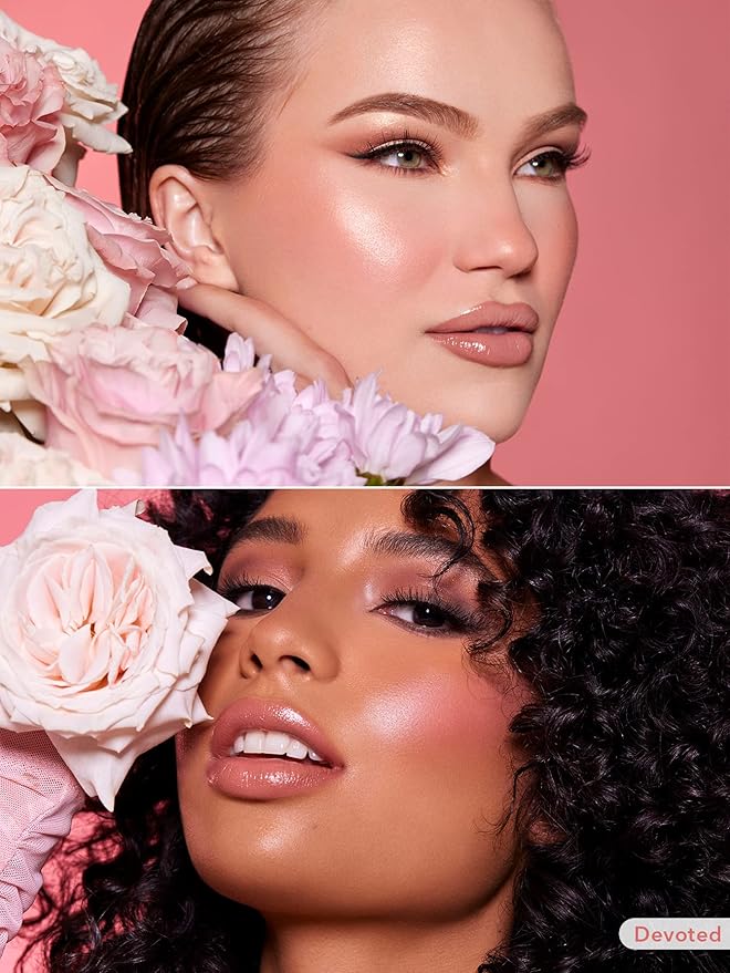 SHEGLAM Color Bloom Dayglow Liquid Blush Makeup for Cheeks Shimmer Finish - Devoted