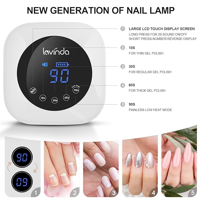 Lavinda uv led nail lamp,