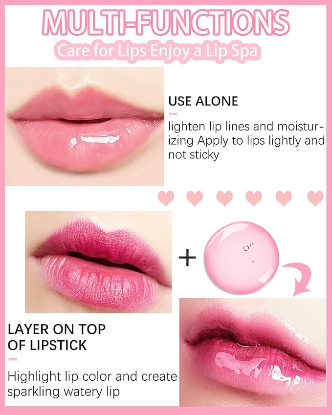Hydrating Plumping Lip Glow Oil,Shine Tinted Gift