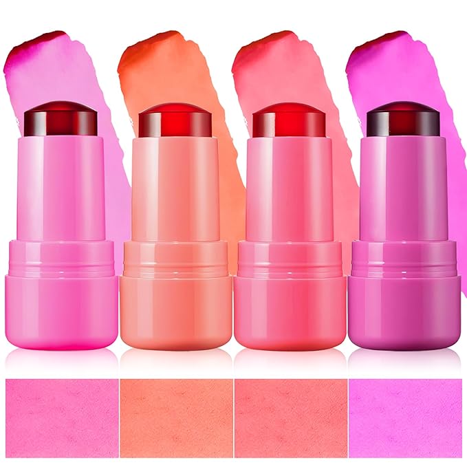 Erinde 4 Colors Cooling Water Jelly Tint, Jelly Stick,
