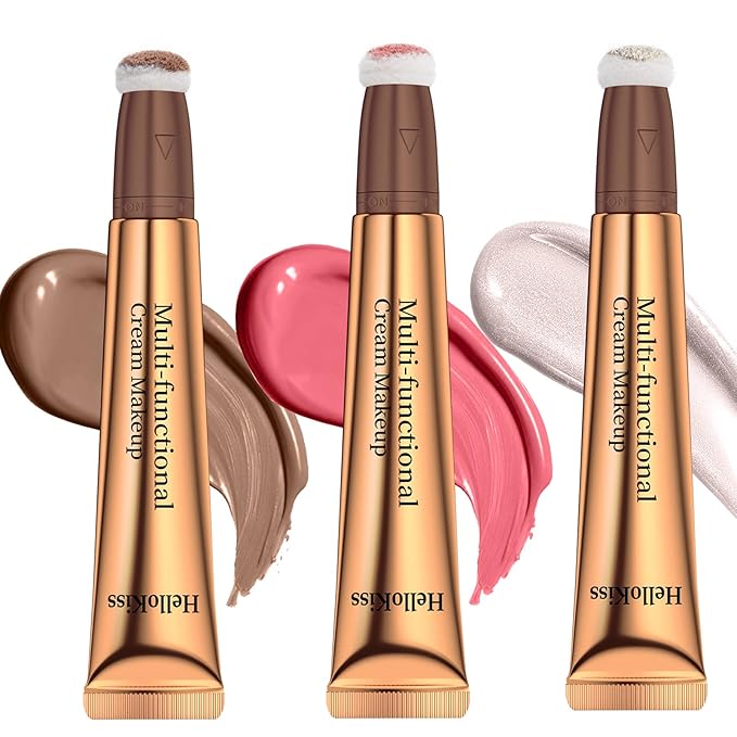 3PCS Liquid Contour Beauty Wand, Liquid Blush Highlighter