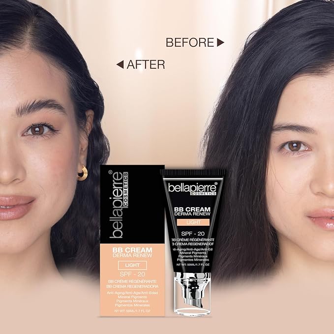 bellapierre BB Cream with SPF 20 - Tinted - Light 7 Oz