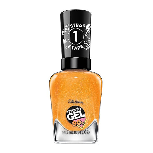 Sally Hansen Miracle Gel™, Hue Had to Be There Be bRight Back, Long Lasting, Gel-Like Formula, No UV Lamp Needed, Orange Nail Polish