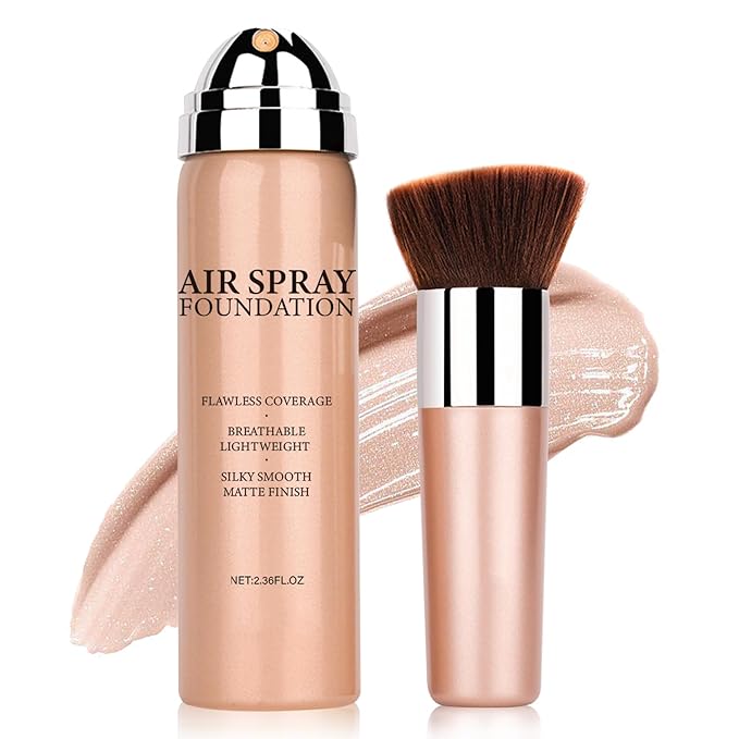 Airbrush Foundation Makeup Spray Silky Lightweight Full Coverage