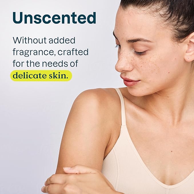 ATTITUDE Body Wash for Sensitive Skin, EWG Verified Shower Gel, Soothing Oat, Dermatologically Tested, Plant and Mineral-Based, Vegan Personal Care, Unscented, Bulk Refill, 67.6 Fl Oz