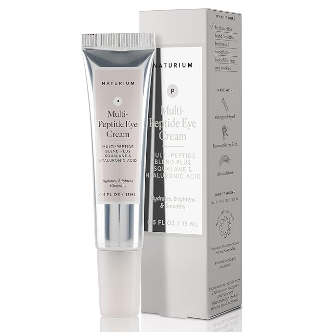 Naturium multi-peptide eye cream, smoothing