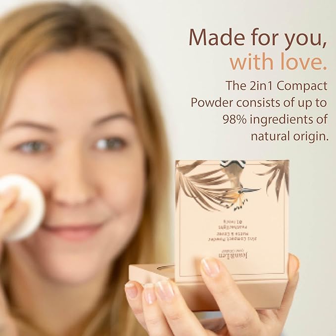 Pure 2in1 Compact Powder Feather Light 01 Ivory