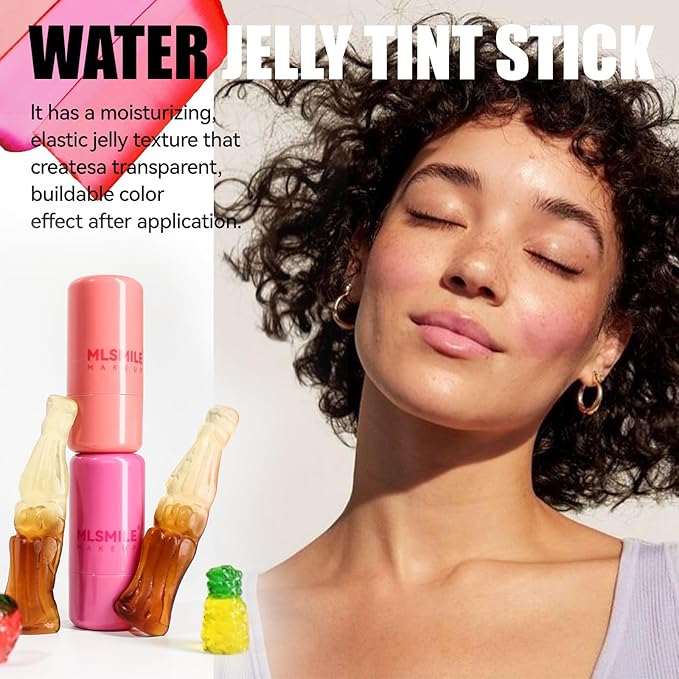Multi-Use Jelly Tint, Milk Jelly Blush Stick, Cooling Cooling