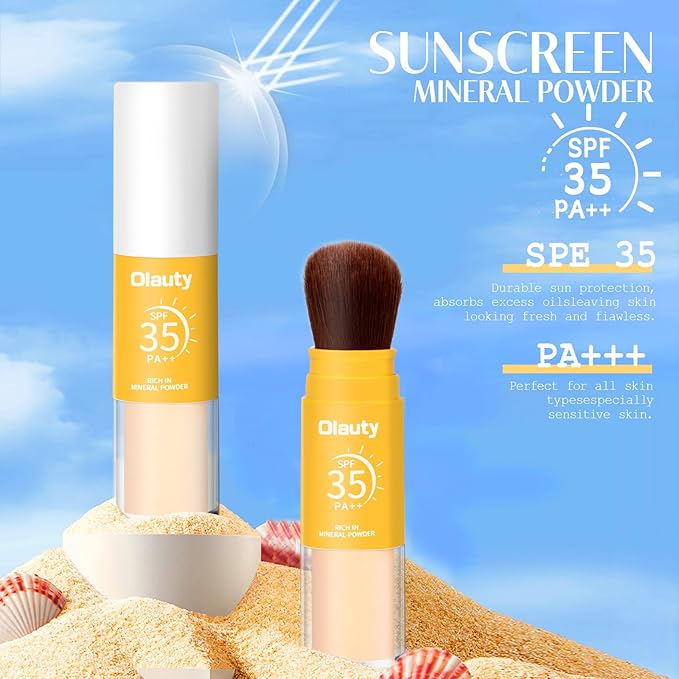 Mineral Sunscreen Setting Powder, SPF 35, Translucent Setting