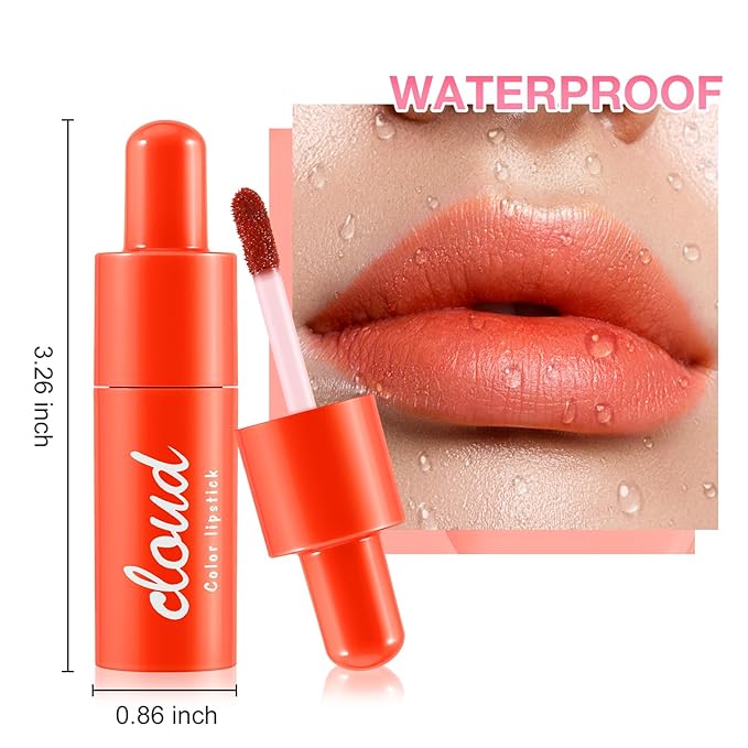 Boobeen Highly Pigmented Lip Gloss Liquid Lipstick, Multi-Use Lip and Cheek, Lightly Tinted, Lip Stain Long-Lasting, Non-sticky Matte Lips and Cheeks Color