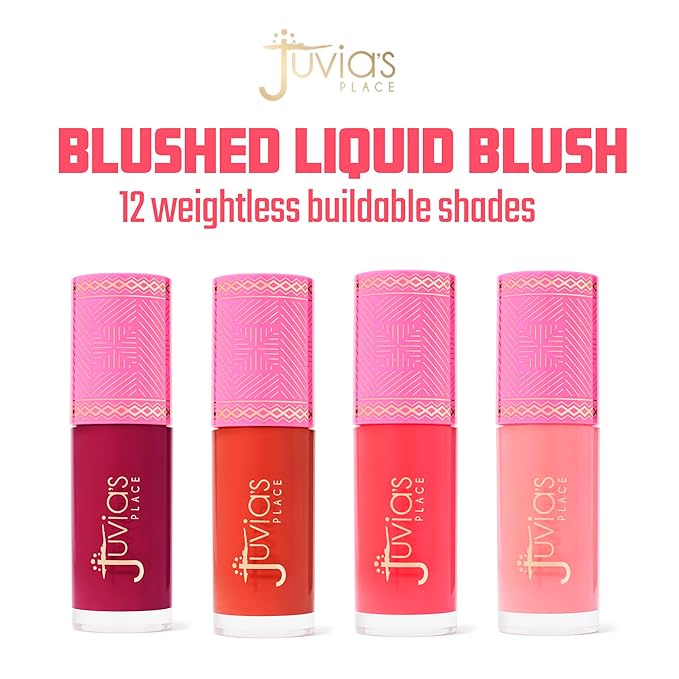 Juvia's Place Blushed Liquid Blush PeachRose - Dewy