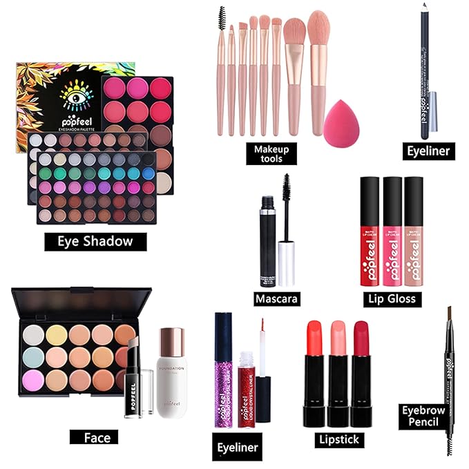 All-in-One Makeup Gift Set Travel Makeup