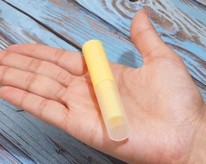 0.14oz Empty Flavored Lip Balm Container (Yellow)