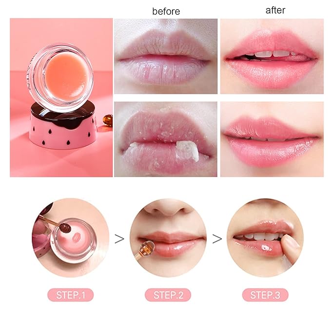 4Pcs Bee Lip Balm Honey Pot, Lines