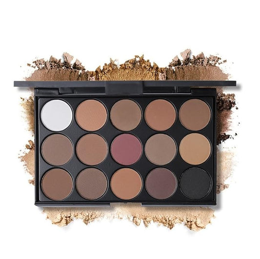Pro 15 Colors Eyeshadow Makeup Palette Cosemetic Contouring