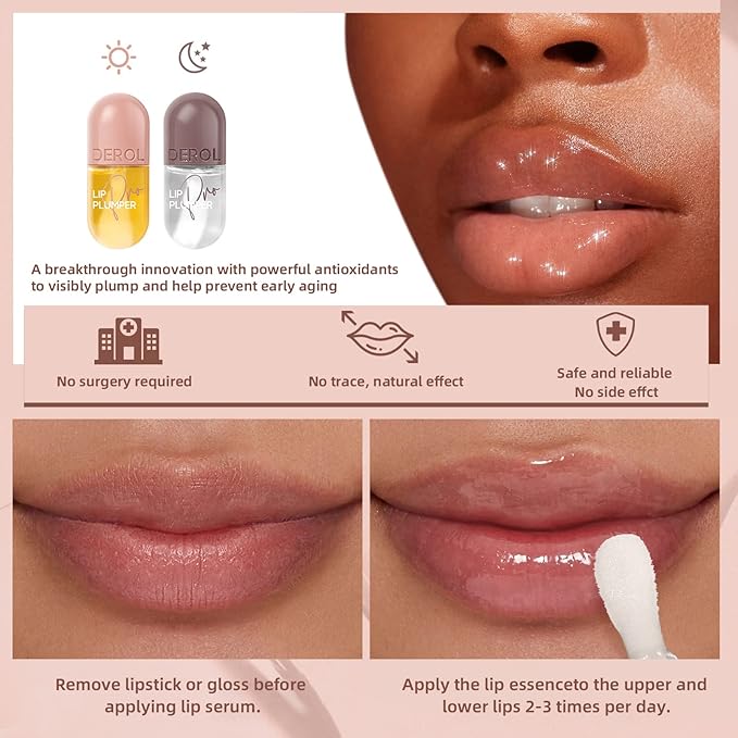 HOSAILY Lip Plumper Set, Natural Lip Big