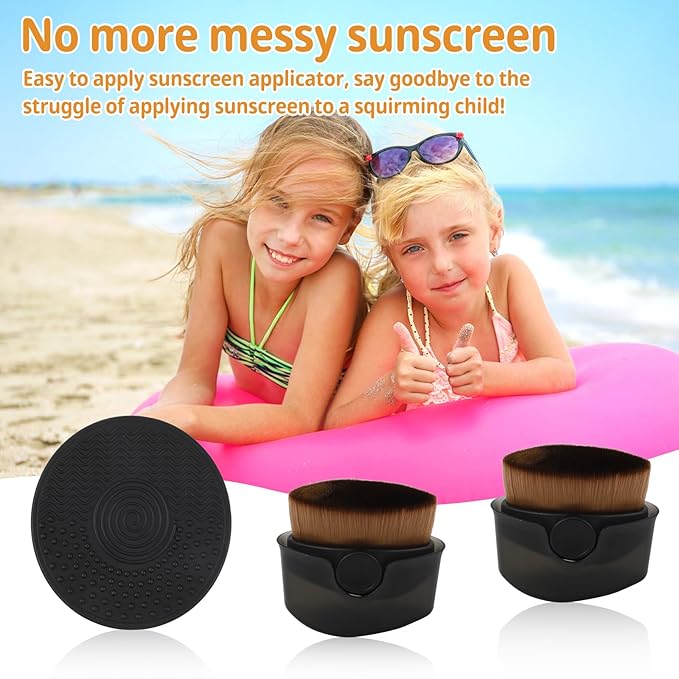 2pcs Sunscreen Applicator, Sunscreen Brush