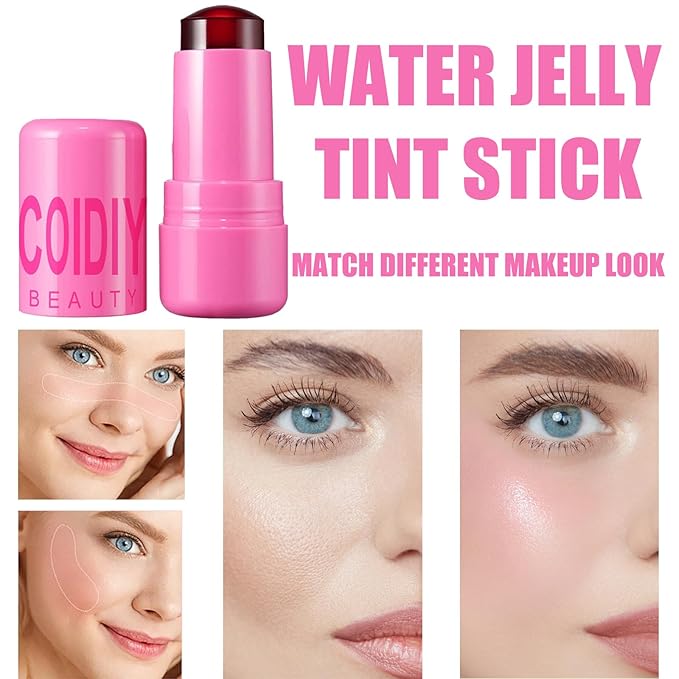 Milk Cooling Water Jelly Tint, Makeup Lip Tint Cooling