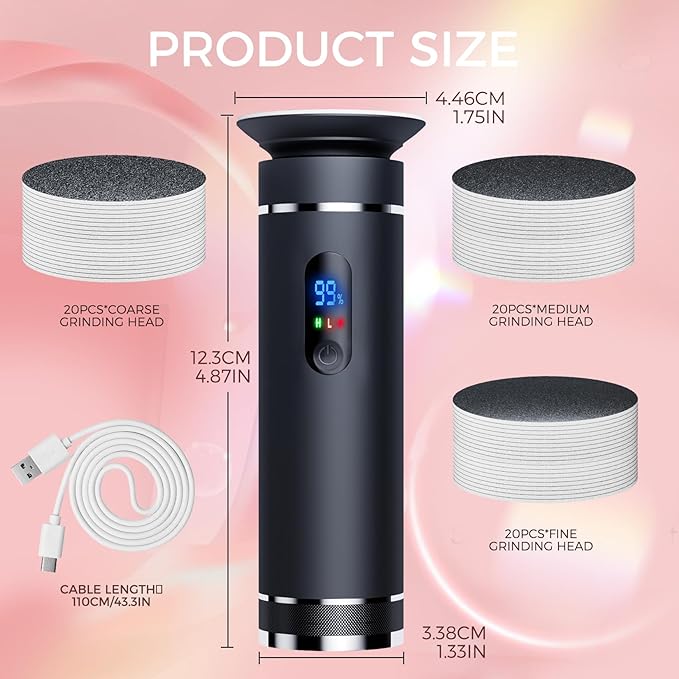 Ranrose electric callus remover for