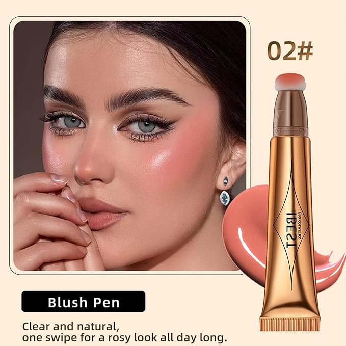 MAEPEOR Liquid Blush Stick Pink Cream Liquid Blush Cream Pink)