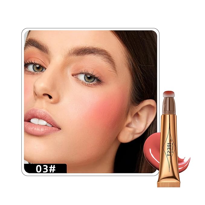 MAEPEOR Liquid Blush Stick Peach Cream Liquid Blush (3# Peach)