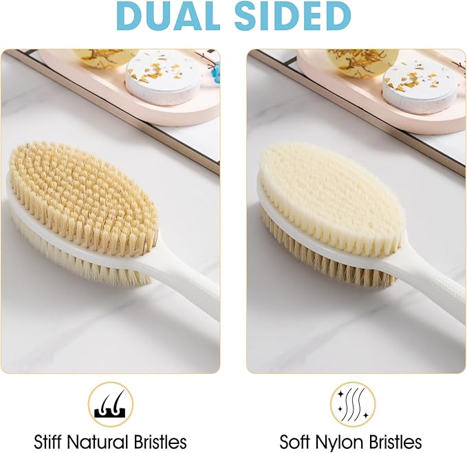 Back scrubber anti slip for