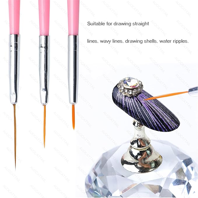 Auocattail nail art tool set