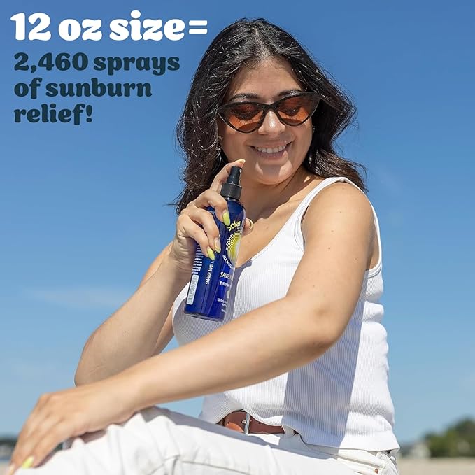 After Sun Moisturizing Spray (12 Ounce) - Hydrating Facial and Body Mist - 2460 Sprays of Sunburn Relief With Vitamin E and Calendula - Lotion Delivered in Water To Keep Skin Healthy