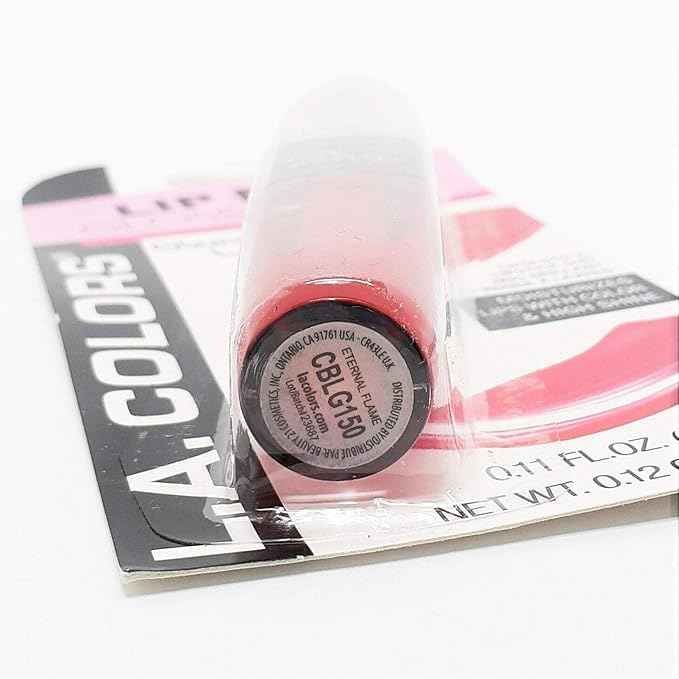 L.A. LA Colors Lip Duo Lipstick Lip Gloss Lipgloss 2 in 1 (ETERNAL FLAME)