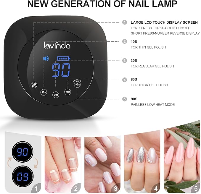 Lavinda uv light for nails,