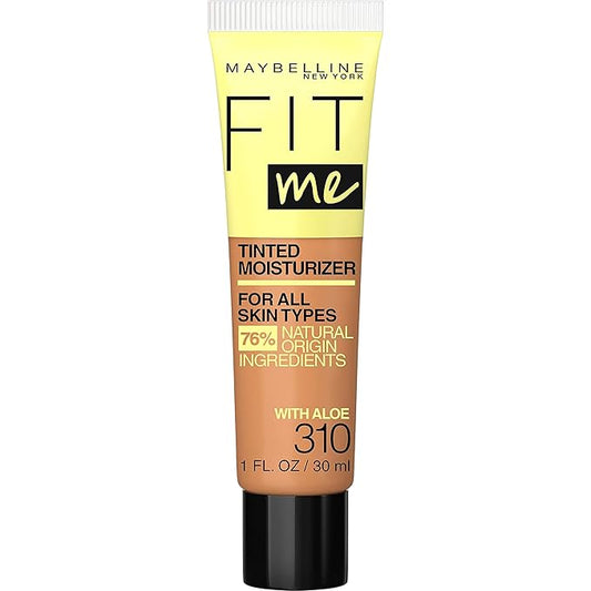 Maybelline Fit Me Tinted Moisturizer, Natural Coverage, Face 1 Count
