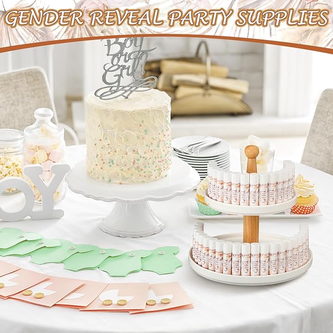 50 Pack Boho Baby Shower Lip Gifts