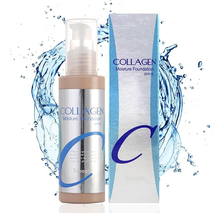 Enough Collagen, Moisture Foundation, SPF 15, 23, 3.38 oz () 100 ml