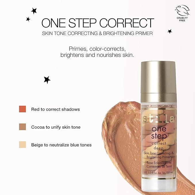 stila One Step, Color Corrector & Brightening Primer Fl. Oz.