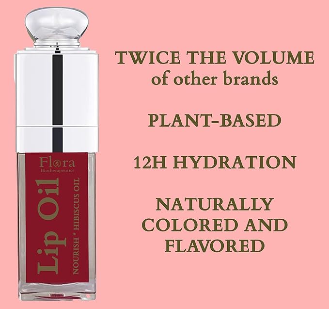 FLORA HIBISCUS LIP OIL | ORGANIC, ML