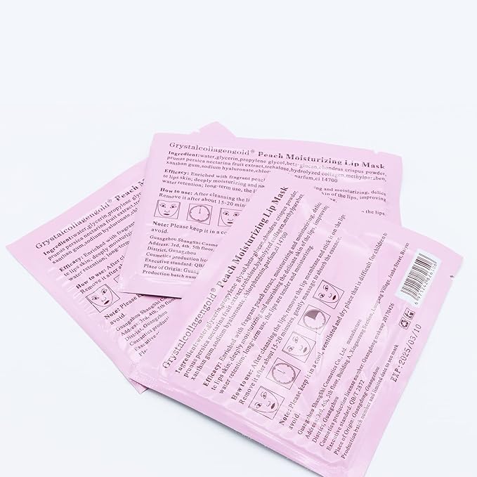 30 Pieces Collagen Crystal Pink Lip Nourishing