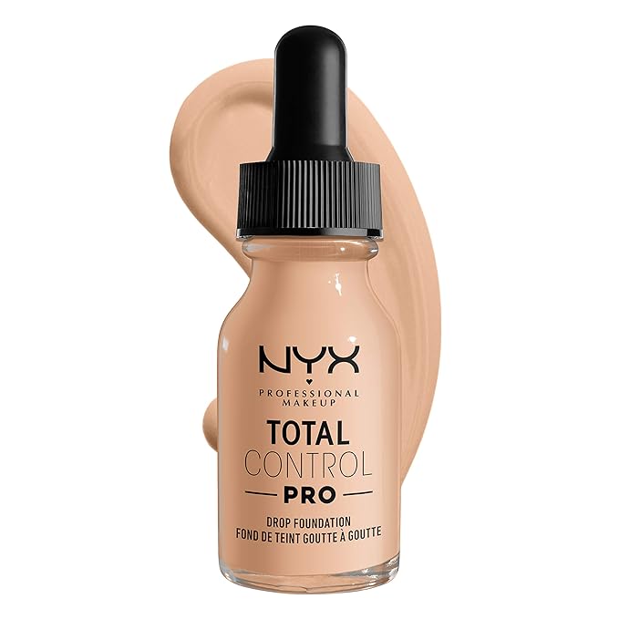 NYX PROFESSIONAL MAKEUP Total Control Pro Drop Foundation, - Vanilla