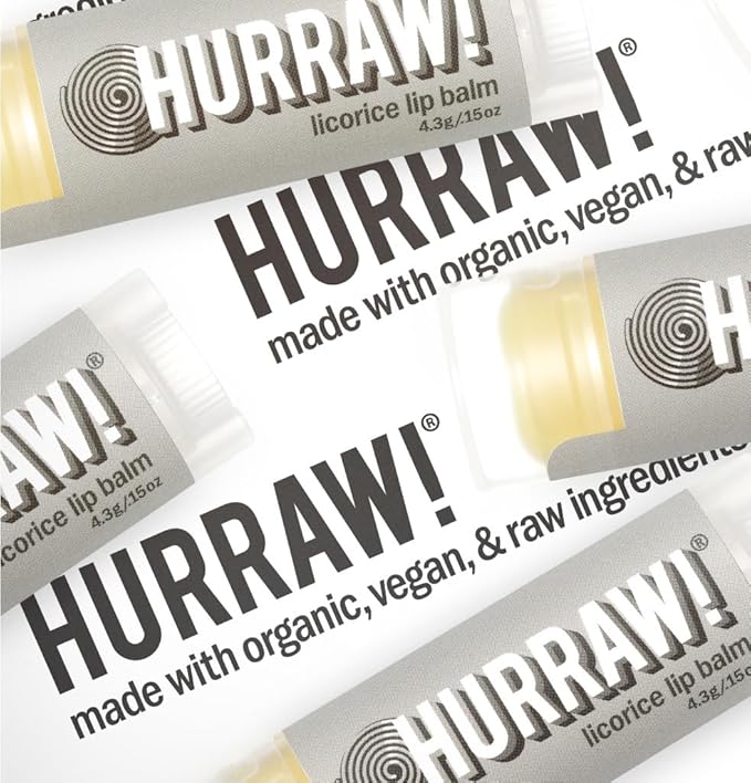 Hurraw! Licorice Lip Balm: Organic, Certified