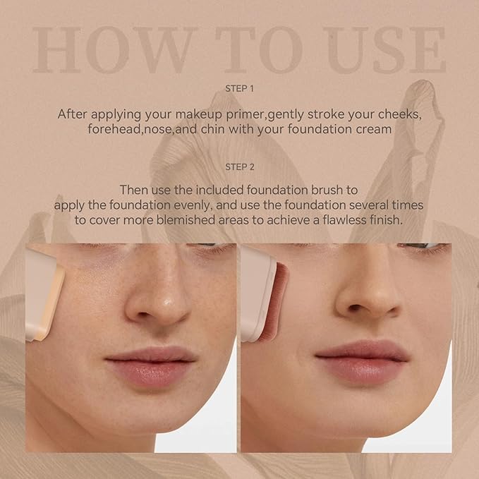 Foundation Stick, Multi-Use Foundation Stick Makeup with Built-In