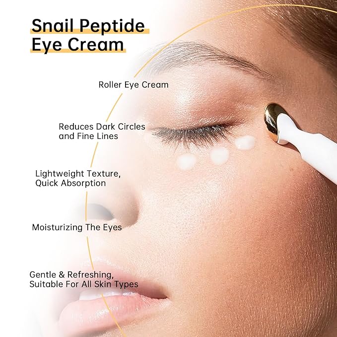 Snail peptide eye cream for