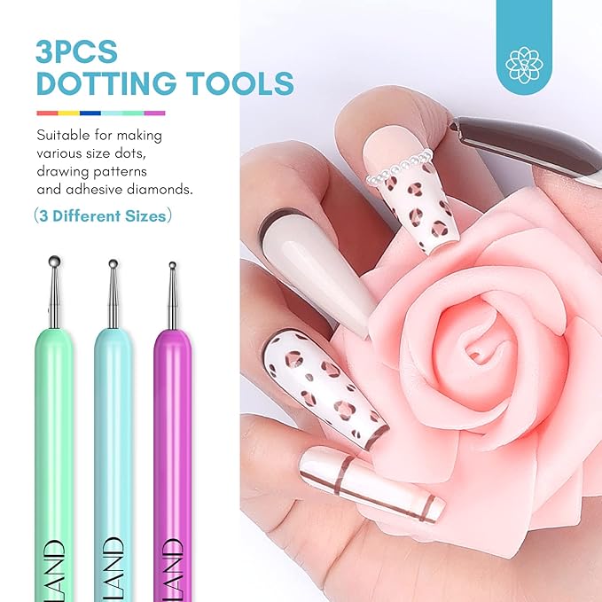 Saviland 6pcs nail art brushes