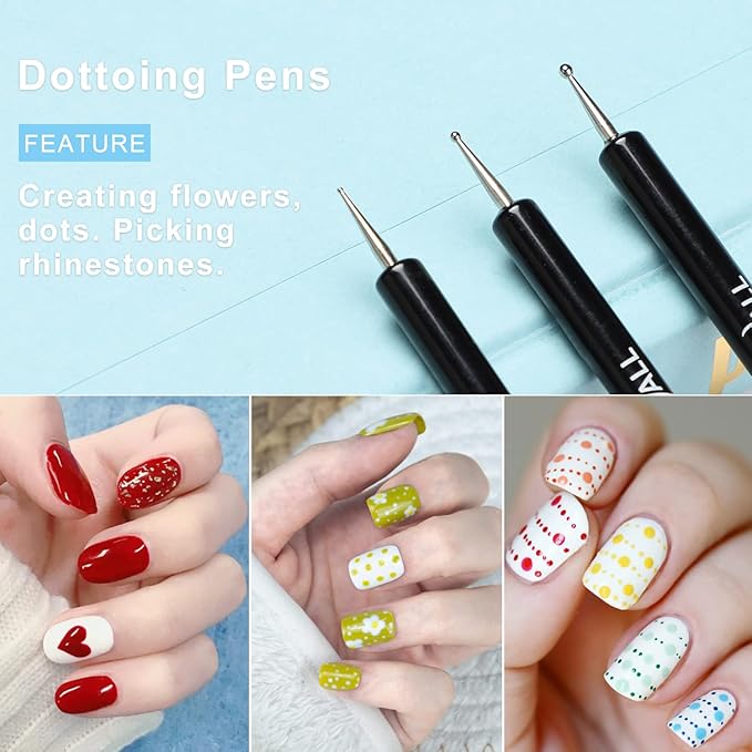 Teoyall nail art brushes, nail