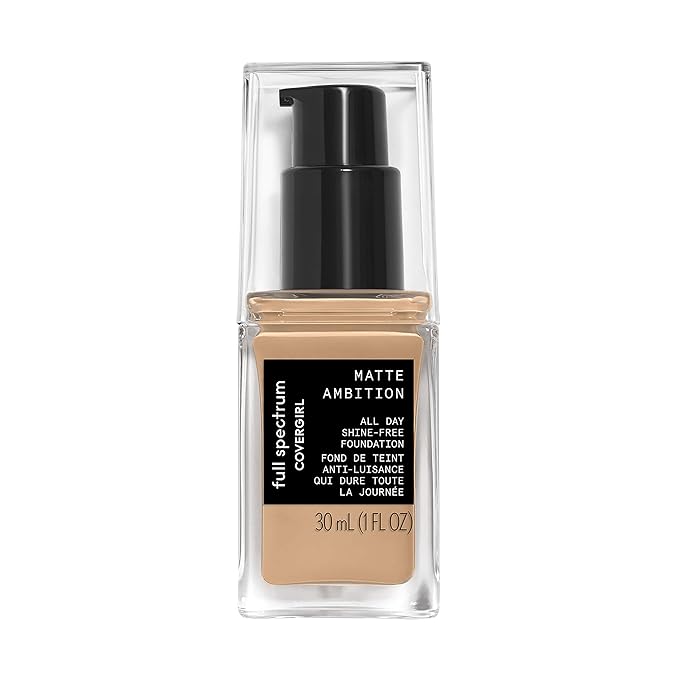 COVERGIRL Matte Ambition, All Day Foundation, Medium Cool 1.01 Ounce