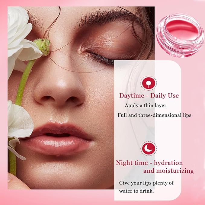 2 PCS Lip Balm Honey Pot, Wrinkle