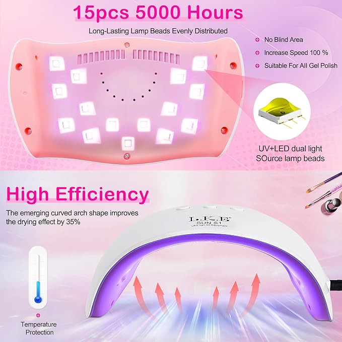 Uv light for gel nails,lke