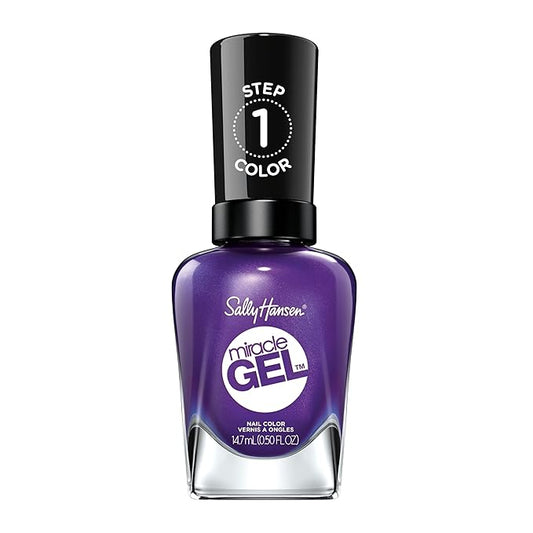 Sally Hansen Miracle Gel™, Purplexed, Long Lasting, Gel-Like Formula, No UV Lamp Needed, Purple Nail Polish