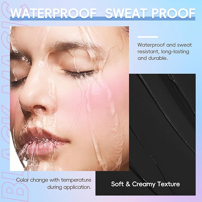 Color Changing Blusher, Black to Pink Blush for