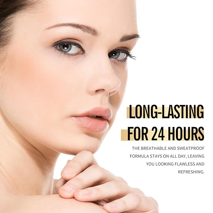 KIMUSE Lighting Glow Baked Foundation, Brighten Color, Color Natural Finish