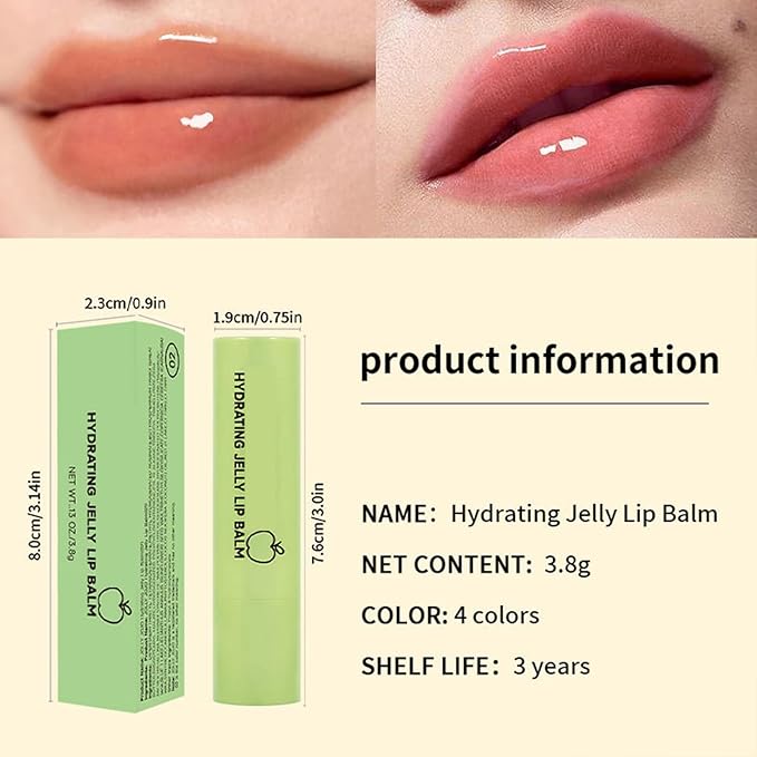 Hydrating Jelly Balm,Tinted Moisturizing Lip Balm