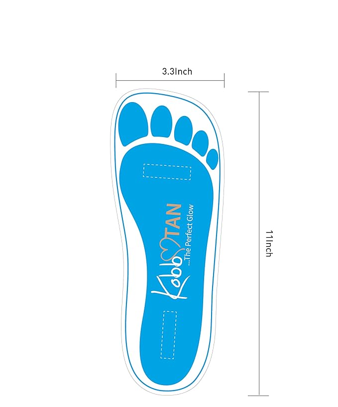 25 Pairs (50Feets) Spray Tanning Feet Pads Disposable Sunless Airbrush Tanning Tent Foot Protection